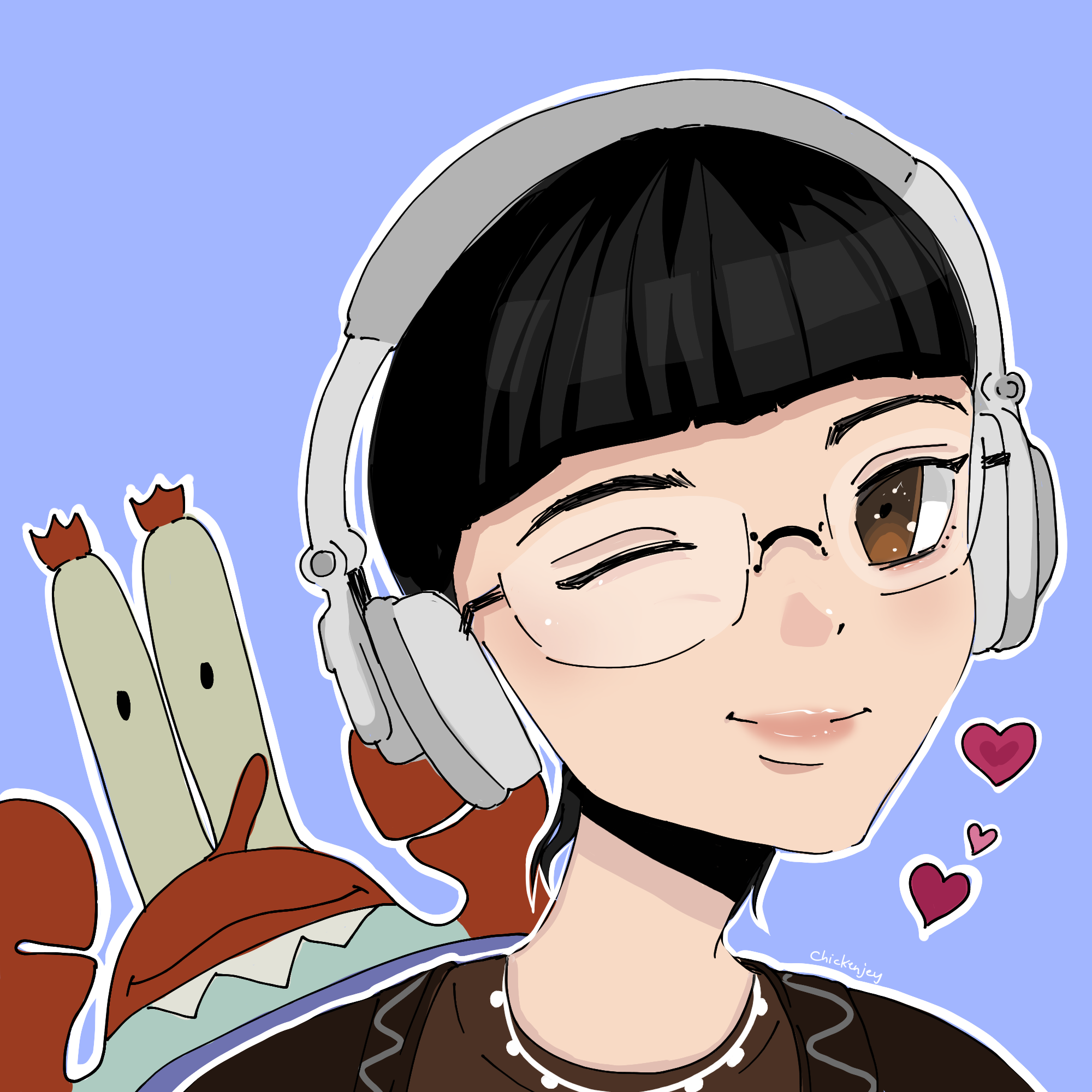 Mia voice teacher cartoon avatar